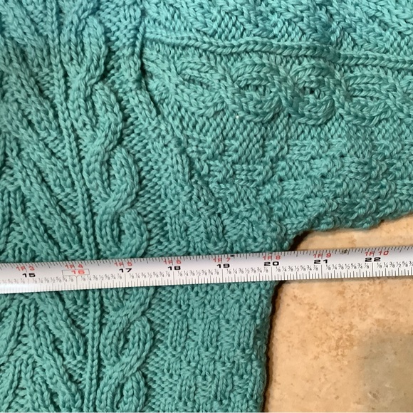 Aran Crafts 100% Merino Wool Made in Ireland knit sweater NWT - Picture 7 of 11